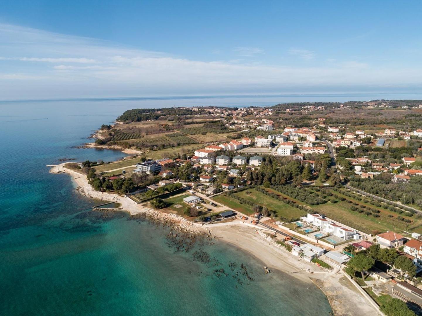 Apartments Zambratija With Sea View Eksteriør billede